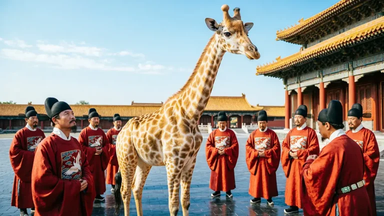 When Bengal Sent a Qilin: Decoding the Mythical Gift from Saif al-Din Hamza Shah