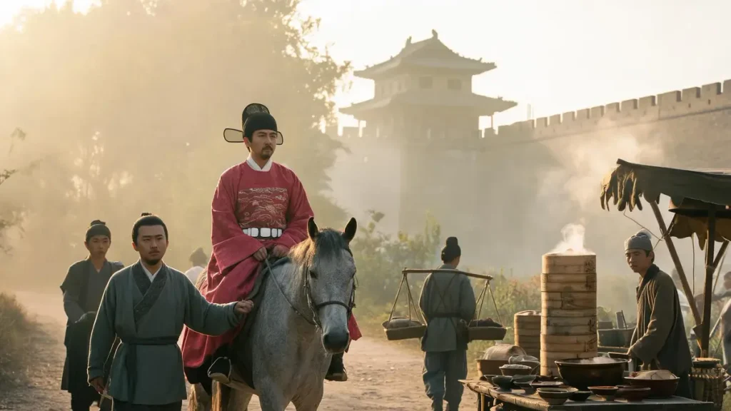 An official of the Ming Dynasty, Hu Ying, departs Nanjing on a secret mission to find the missing Jianwen Emperor during the Yongle era.