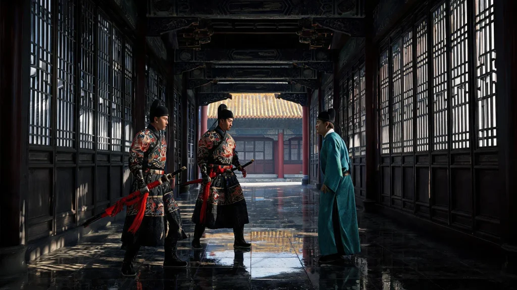 Ming dynasty Jinyiwei (Imperial Guard) of the Western Depot on patrol
